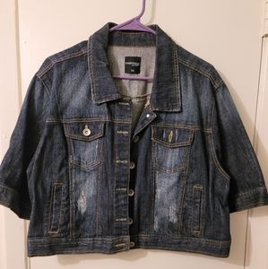 3X denim jacket
